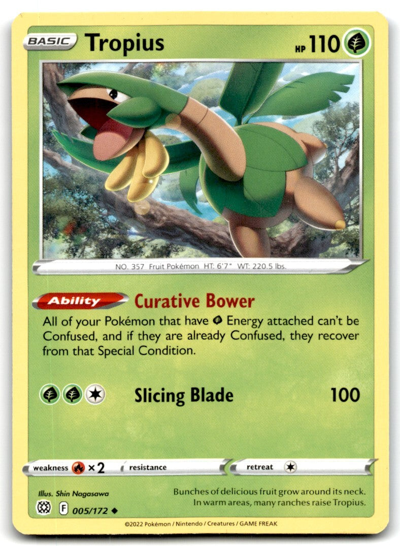 2022 Sword & Shield - Brilliant Stars Tropius Basic #5