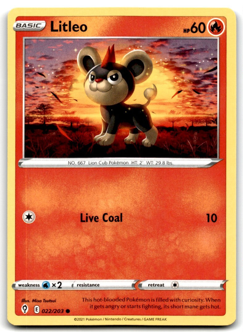 2021 Sword & Shield - Evolving Skies Litleo 2 Basic/Common #22