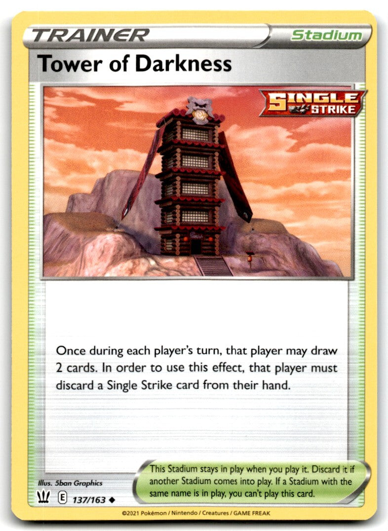 2021 Sword & Shield - Battle Styles Tower of Darkness Null/Uncommon #137