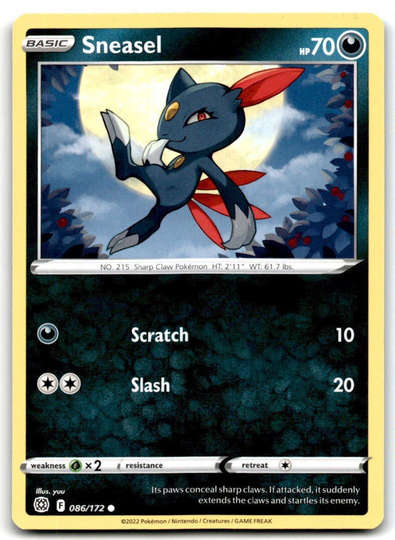 2022 Sword & Shield - Brilliant Stars Sneasel Basic #86