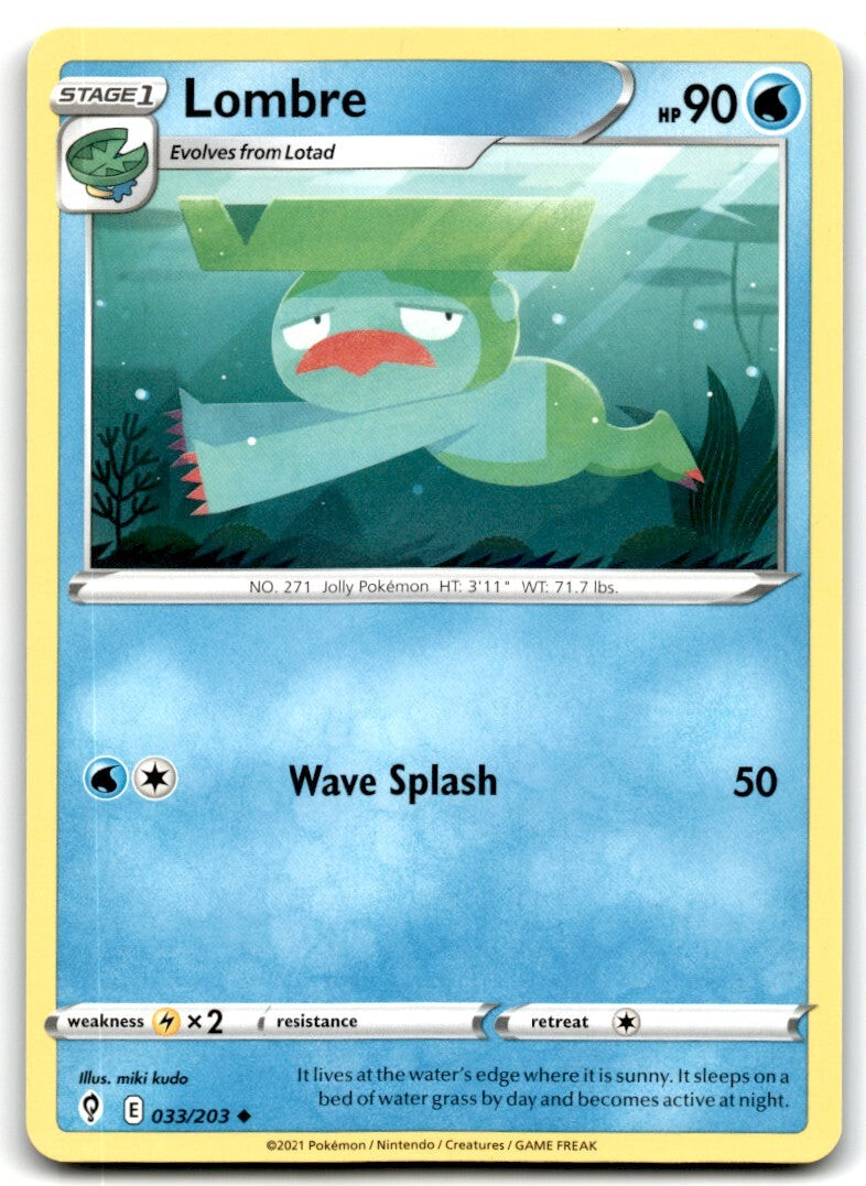 2021 Sword & Shield - Evolving Skies Lombre 2 Stage 1/Uncommon #33