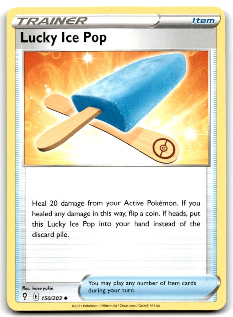 2021 Sword & Shield - Evolving Skies Lucky Ice Pop b Null/Uncommon #150