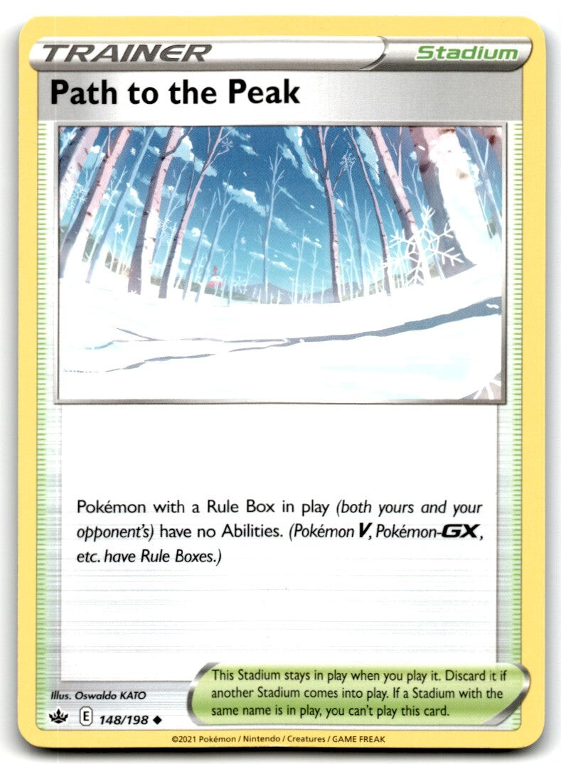 2021 Sword & Shield - Chilling Reign Path to the Peak a Null/Uncommon #148