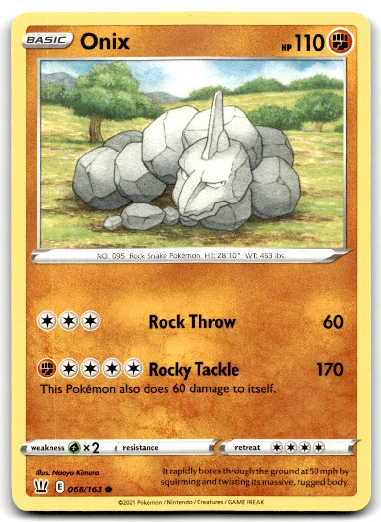 2021 Sword & Shield - Battle Styles Onix 1 Basic/Common #68