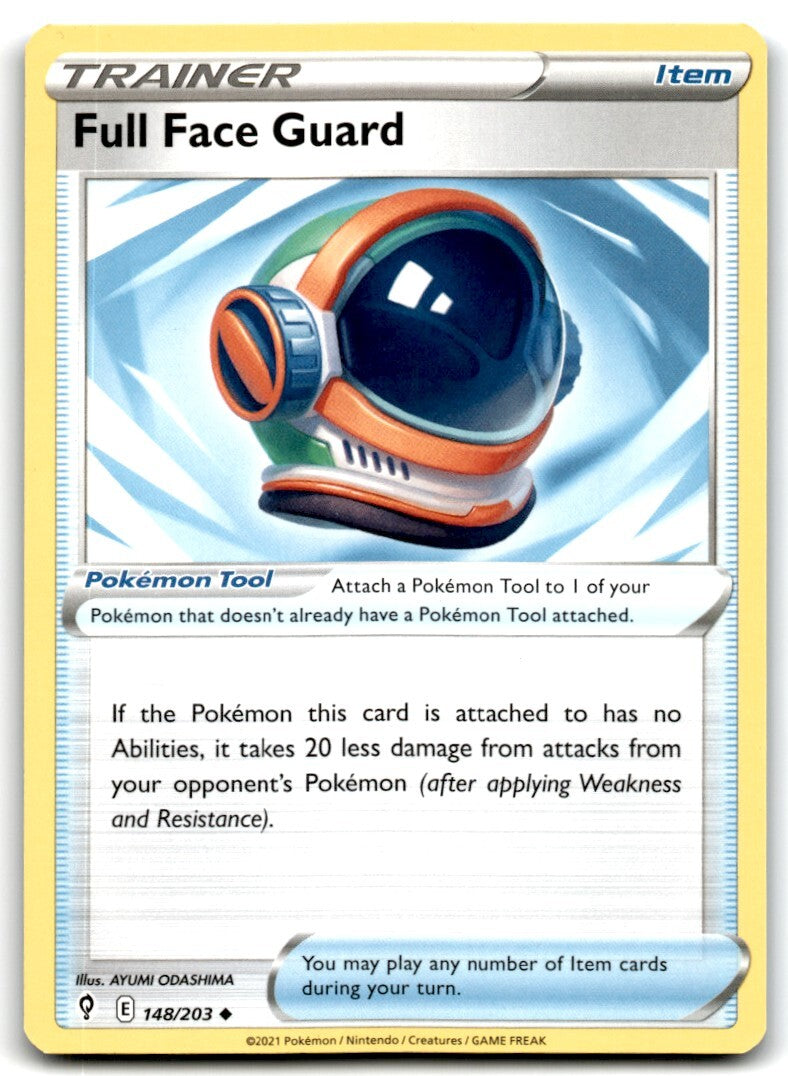 2021 Sword & Shield - Evolving Skies Full Face Guard Null/Uncommon #148