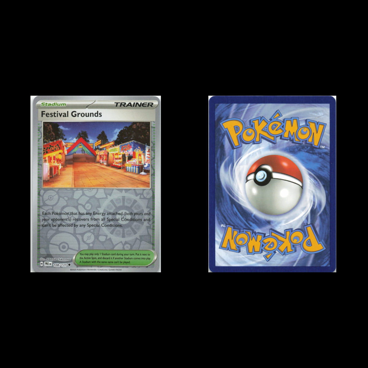 Festival Grounds #108 2025 Scarlet - Violet Series - Prismatic Evolutions Card
