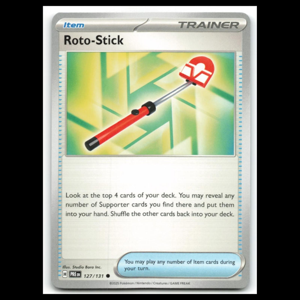 Roto-Stick #127 2025 Scarlet - Violet Series - Prismatic Evolutions Common Card