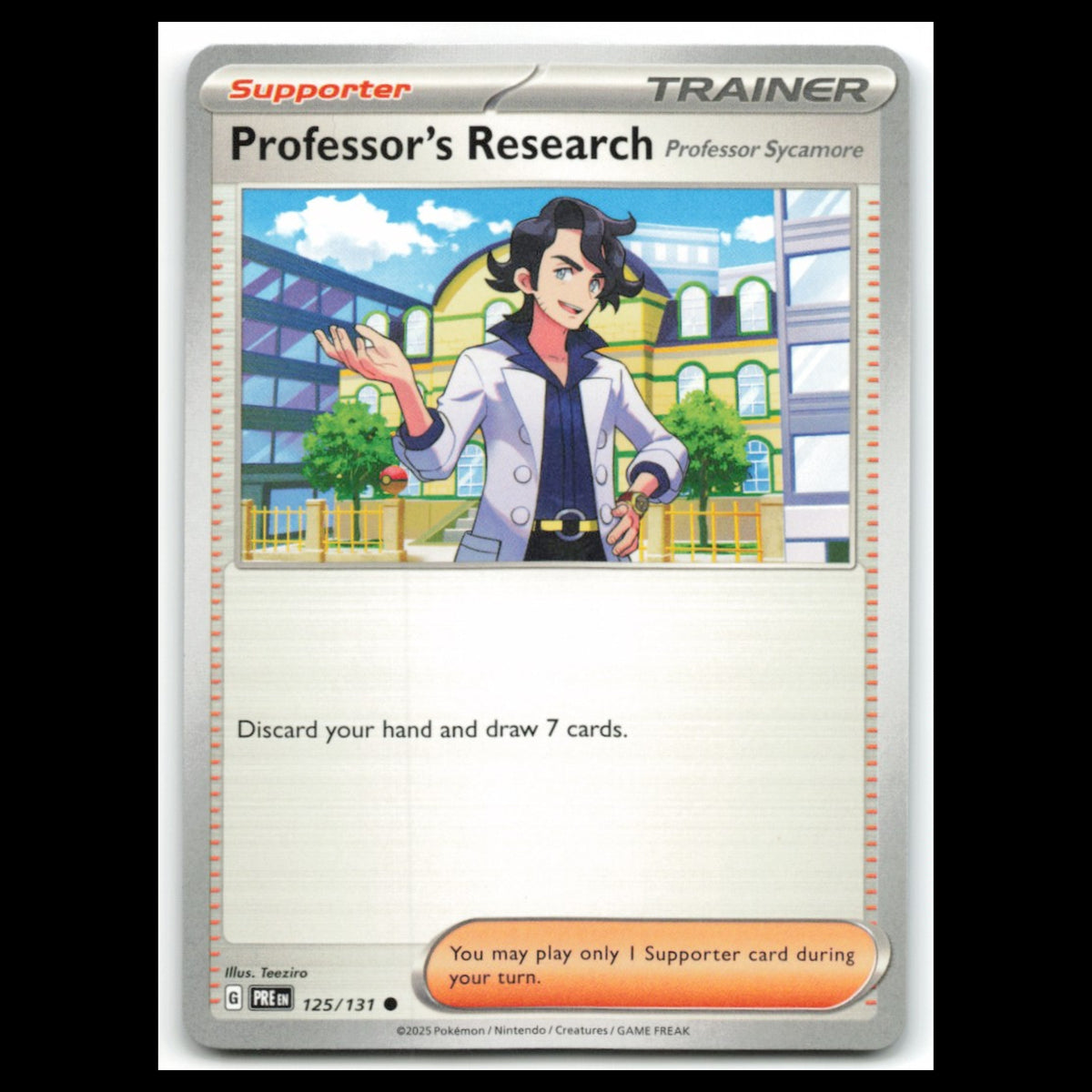 Professors Research [Professor Sycamore] #125 2025 Common Pokemon Card NM