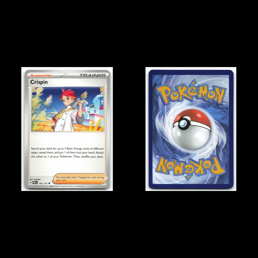 Crispin #105 2025 Scarlet - Violet Series - Prismatic Evolutions Uncommon Card