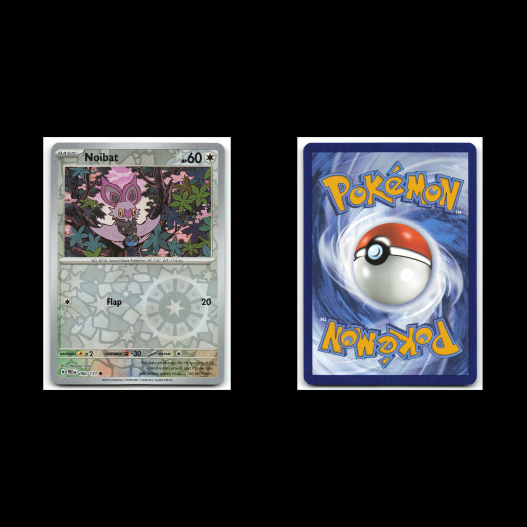 Noibat #90 2025 Scarlet - Violet Series - Prismatic Evolutions Common Pokemon NM