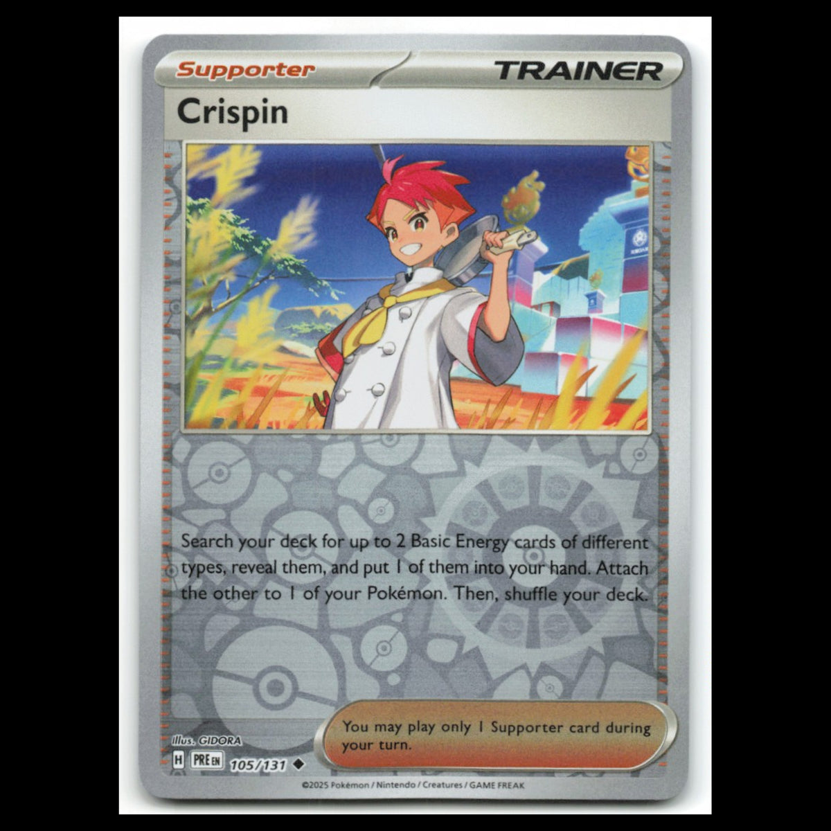 Crispin #105 2025 Scarlet - Violet Series - Prismatic Evolutions Uncommon Card