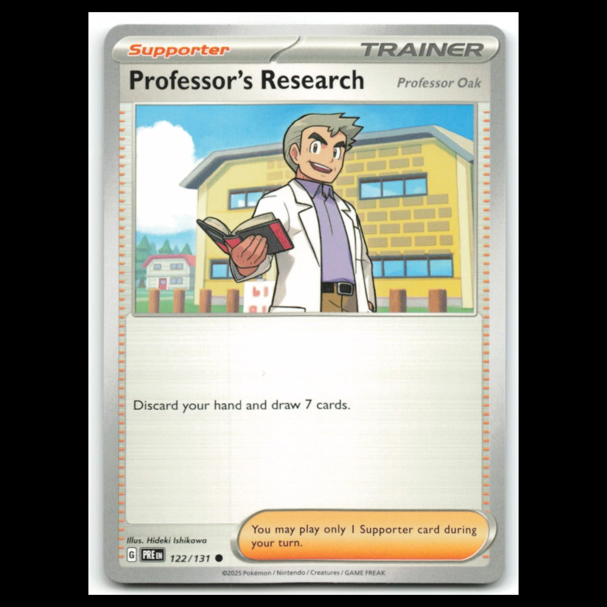 Professors Research [Professor Oak] #122 2025 Common Pokemon Card NM