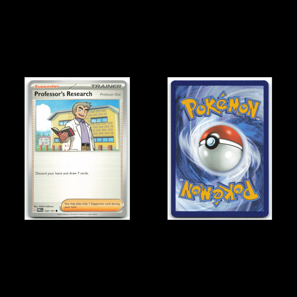 Professors Research [Professor Oak] #122 2025 Common Pokemon Card NM