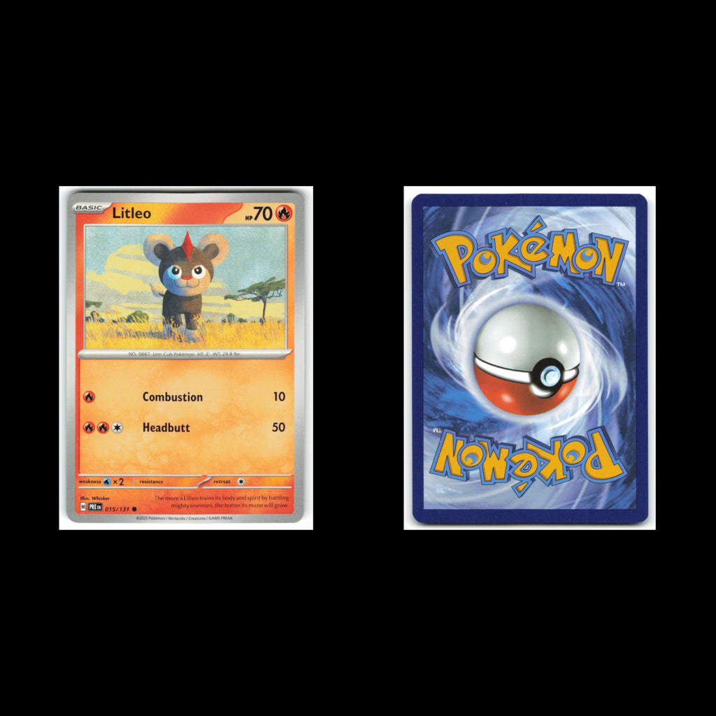 Litleo #15 2025 Scarlet - Violet Series - Prismatic Evolutions Common Pokemon NM