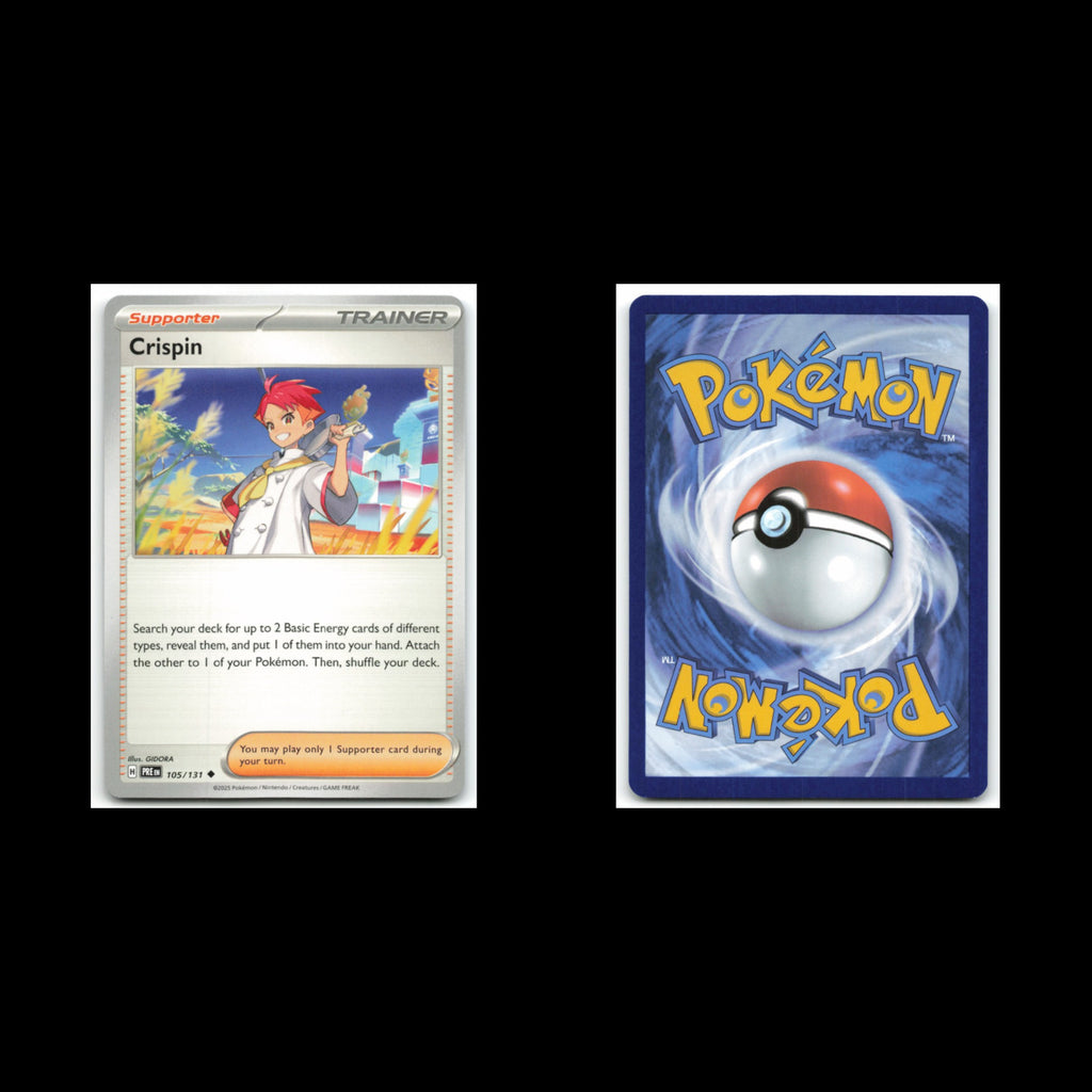 Crispin #105 2025 Scarlet - Violet Series - Prismatic Evolutions Uncommon Card