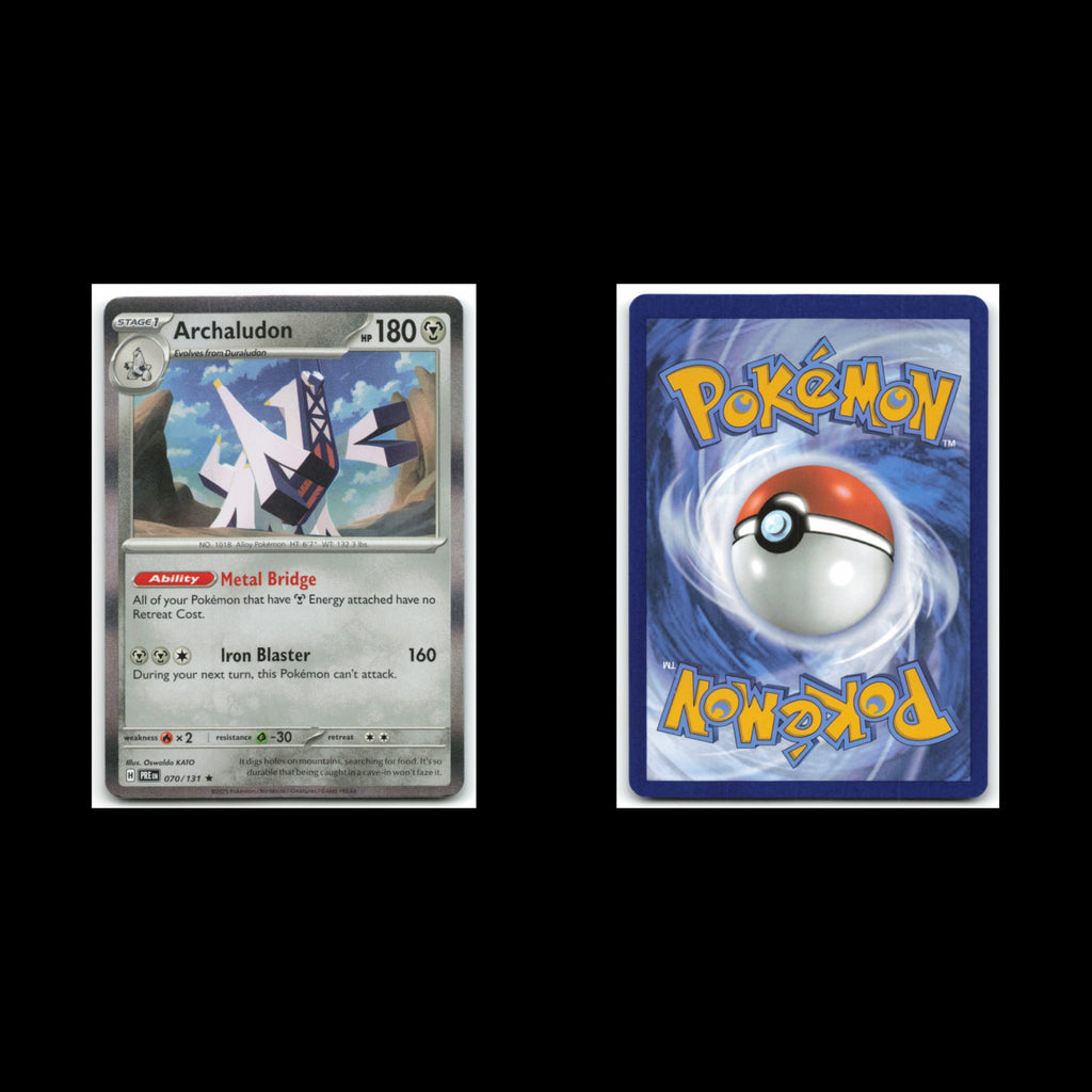 Archaludon #70 2025 Scarlet - Violet Series - Prismatic Evolutions Rare Pokemon