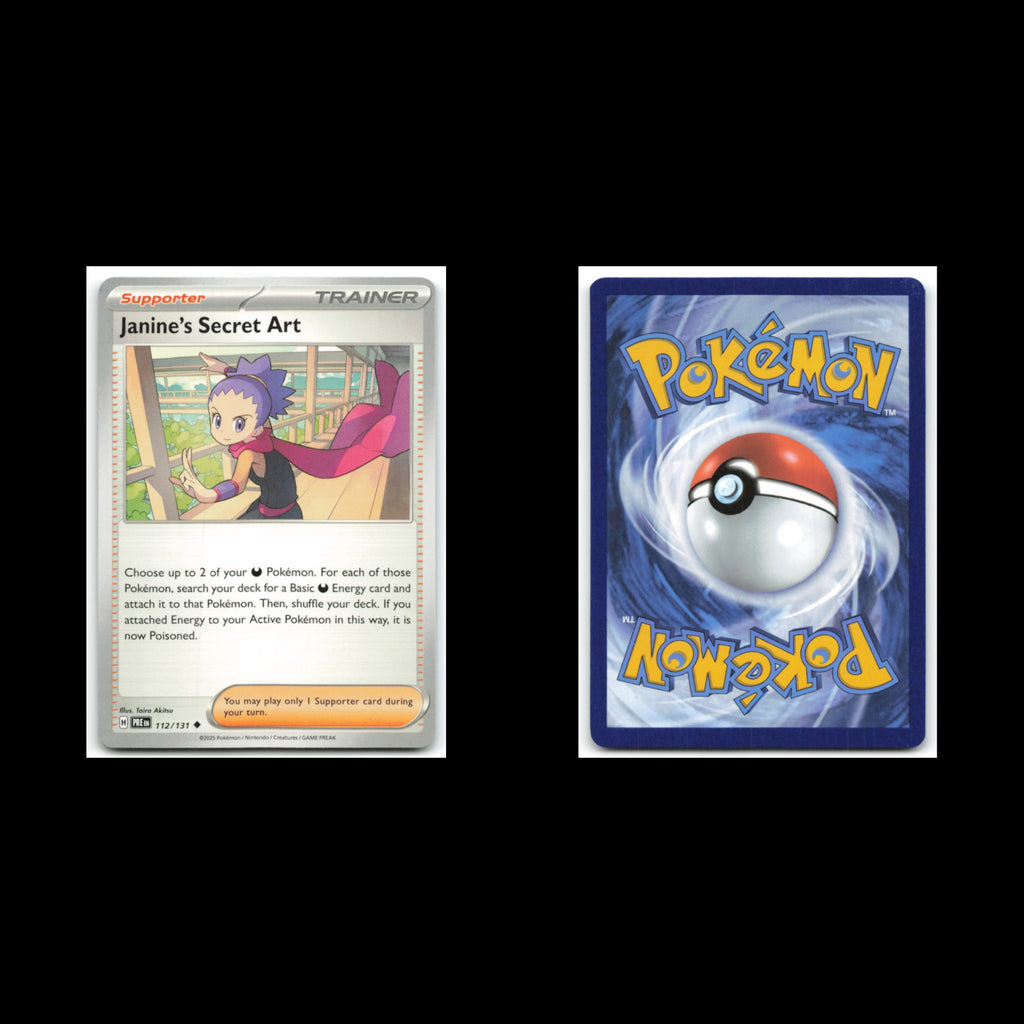 Janines Secret Art #112 2025 Scarlet - Violet Series - Prismatic Evolutions Card