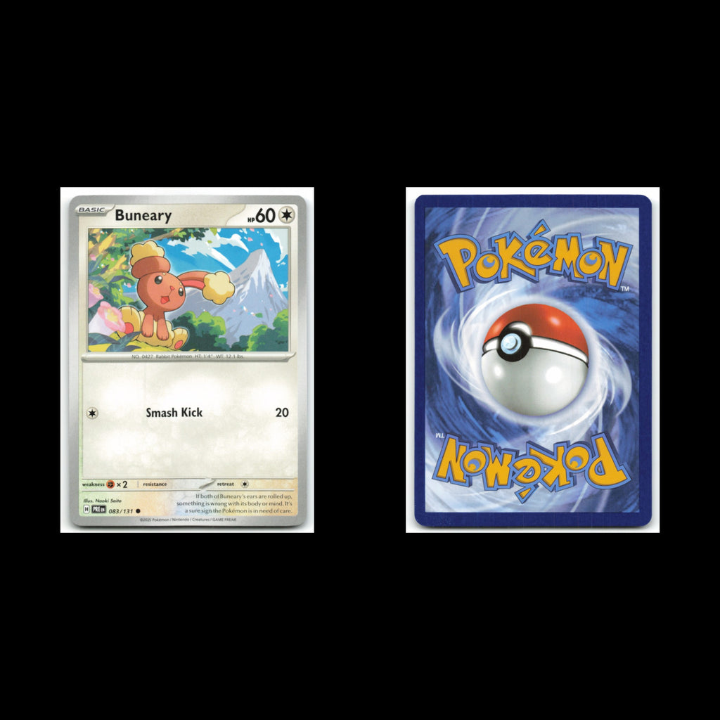 Buneary #83 2025 Scarlet - Violet Series - Prismatic Evolutions Common Pokemon