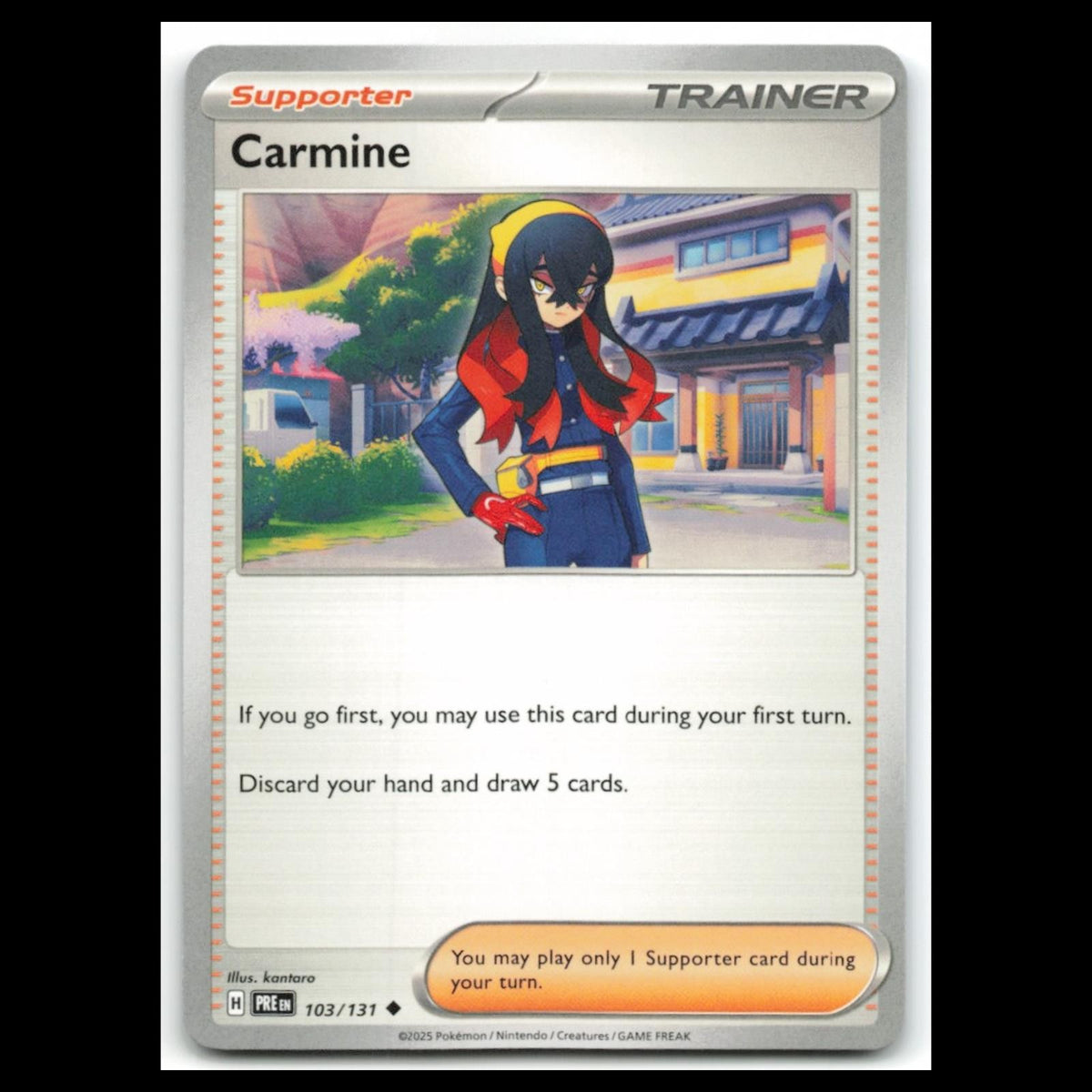 Carmine #103 2025 Scarlet - Violet Series - Prismatic Evolutions Uncommon Card