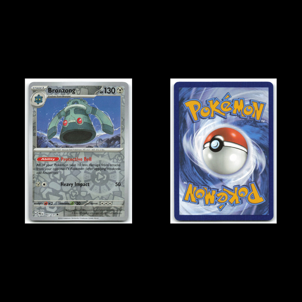 Bronzong #67 2025 Scarlet - Violet Series - Prismatic Evolutions Uncommon Card