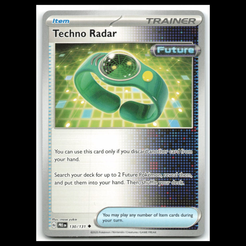 Techno Radar #130 2025 Scarlet - Violet Series - Prismatic Evolutions Uncommon