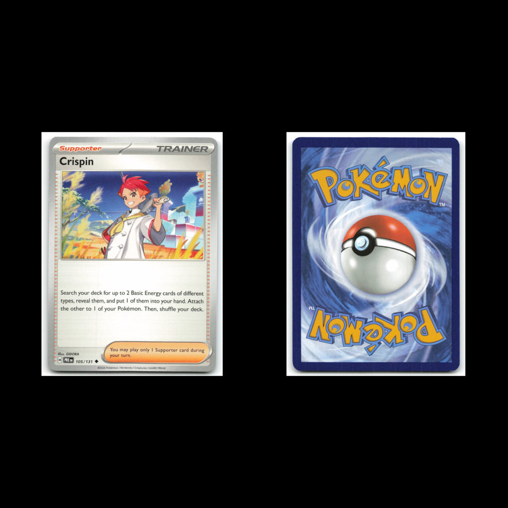 Crispin #105 2025 Scarlet - Violet Series - Prismatic Evolutions Uncommon Card