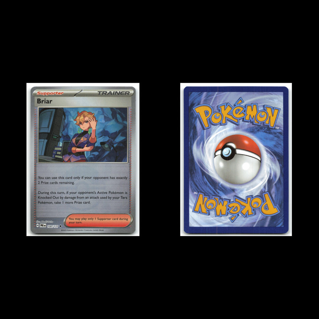 Briar #100 2025 Scarlet - Violet Series - Prismatic Evolutions Uncommon Pokemon