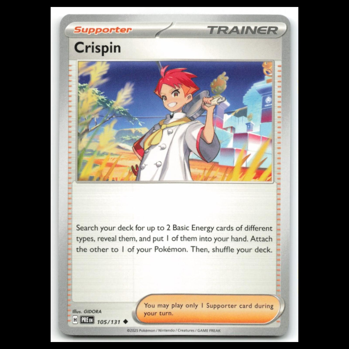 Crispin #105 2025 Scarlet - Violet Series - Prismatic Evolutions Uncommon Card
