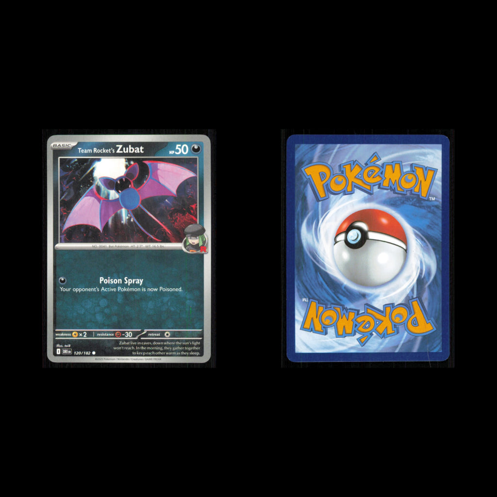 Team Rockets Zubat #120 2025 Scarlet - Violet Series - Destined Rivals Common NM