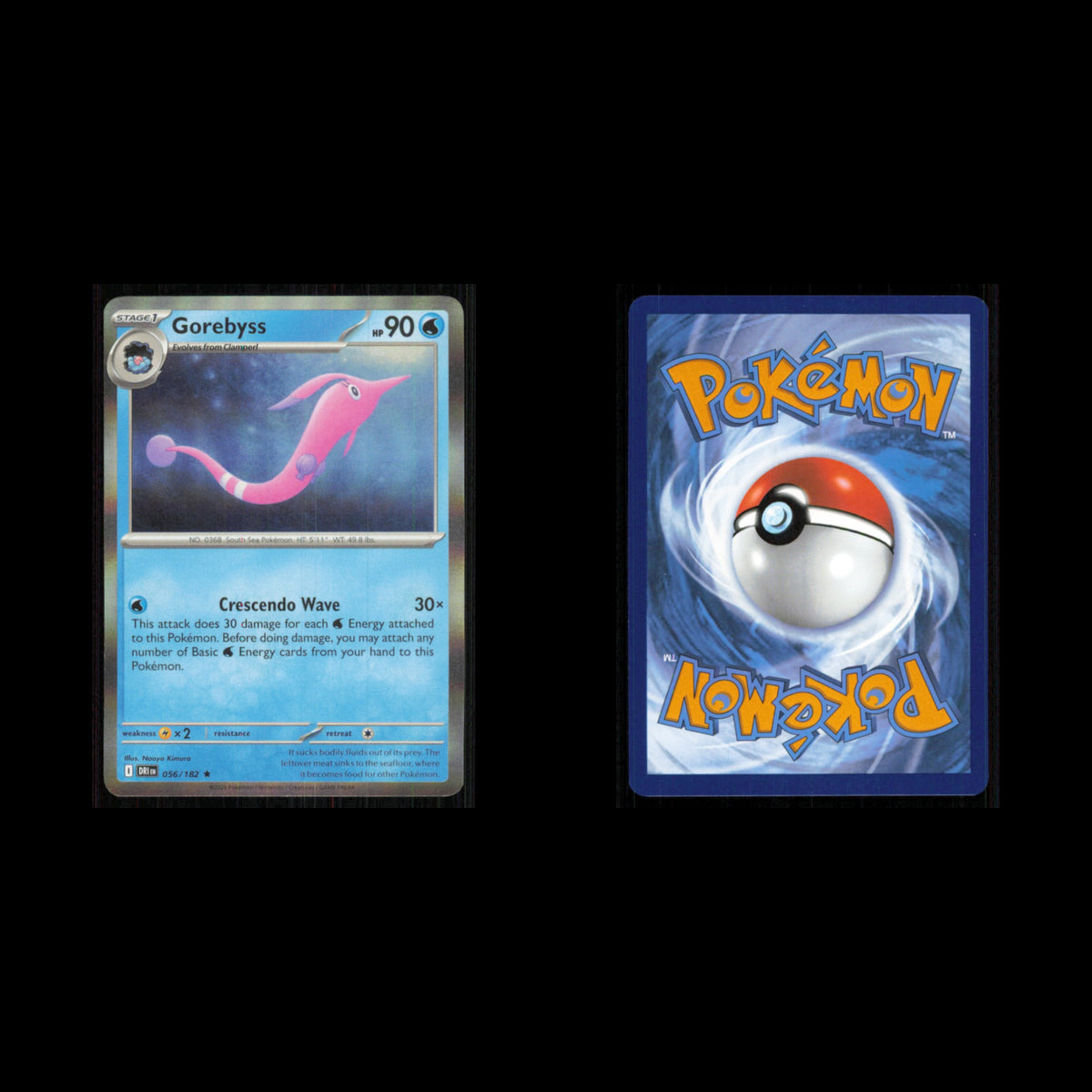 Gorebyss #56 2025 Scarlet - Violet Series - Destined Rivals Rare Pokemon Card NM