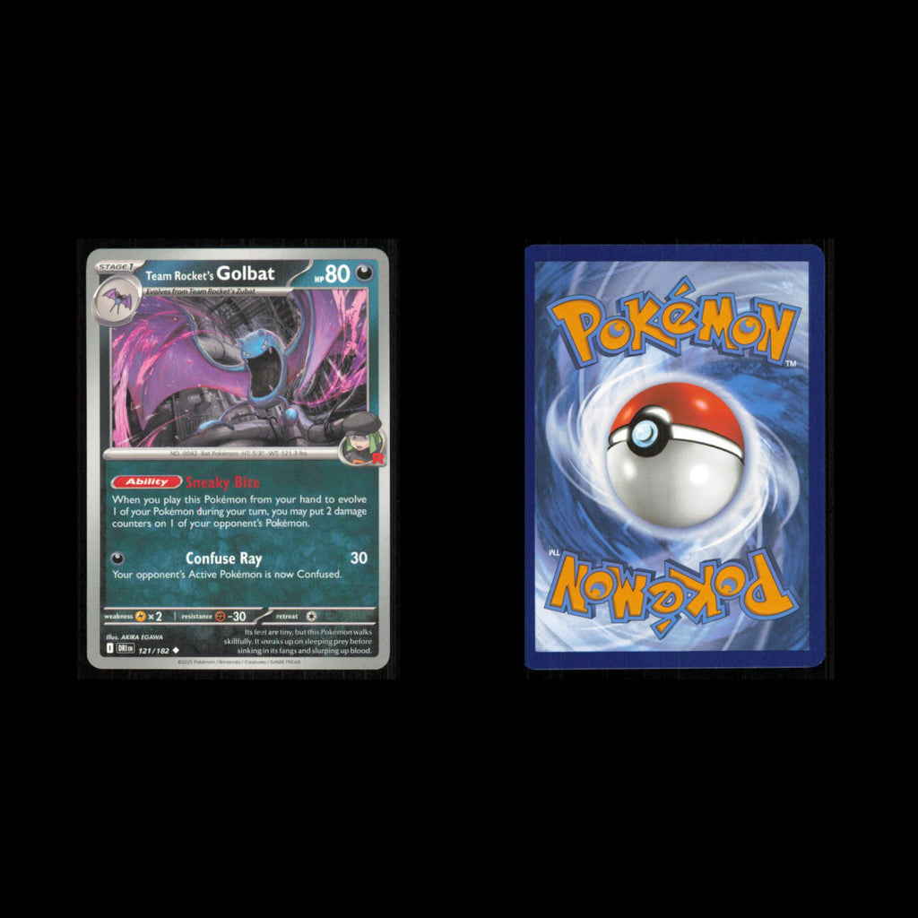 Team Rockets Golbat #121 2025 Scarlet - Violet Series - Destined Rivals Uncommon