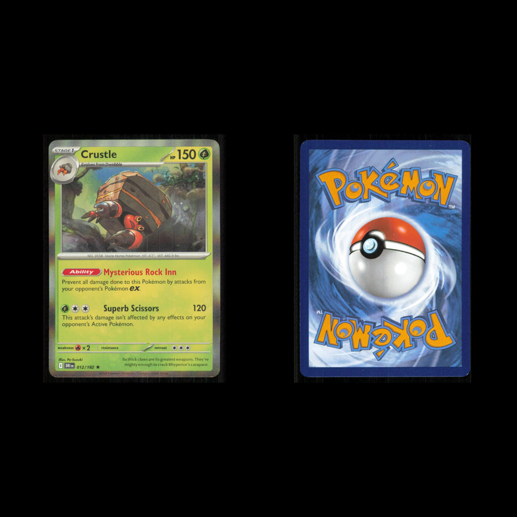 Crustle #12 2025 Scarlet - Violet Series - Destined Rivals Rare Pokemon Card NM