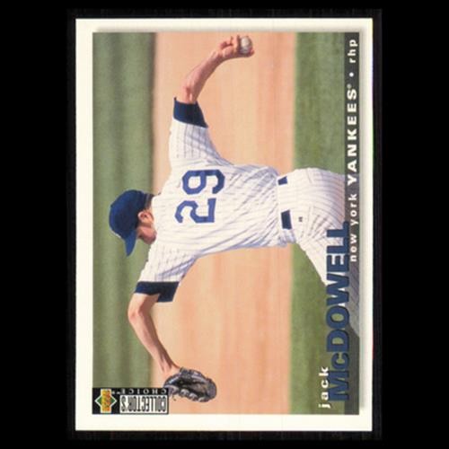 Jack McDowell #515 1995 Upper Deck Collectors Choice Chicago White Sox Baseball