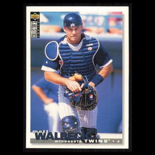 Matt Walbeck #481 1995 Upper Deck Collectors Choice Minnesota Twins Baseball MLB
