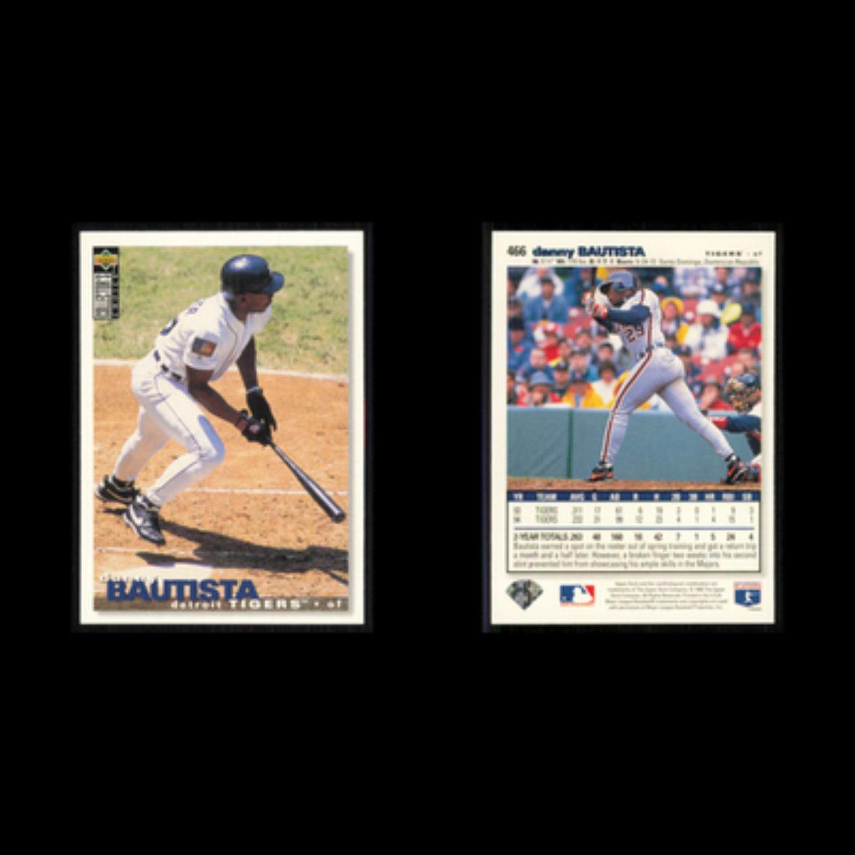 Danny Bautista #466 1995 Upper Deck Collectors Choice Detroit Tigers Baseball NM