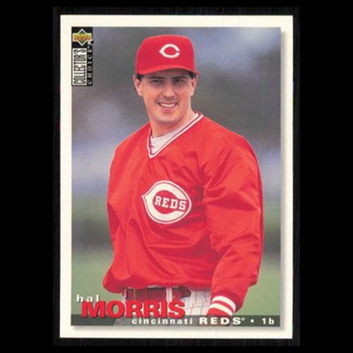 Hal Morris #424 1995 Upper Deck Collectors Choice Cincinnati Reds Baseball Card