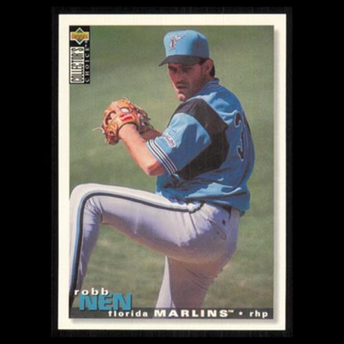 Robb Nen #308 1995 Upper Deck Collectors Choice Florida Marlins Baseball Card NM