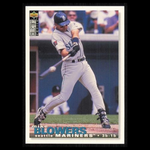 Mike Blowers #284 1995 Upper Deck Collectors Choice Seattle Mariners Baseball NM