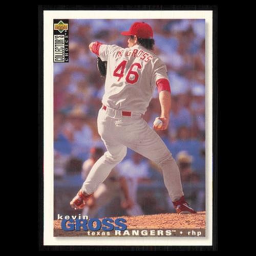 Kevin Gross #402 1995 Upper Deck Collectors Choice Texas Rangers Baseball Card