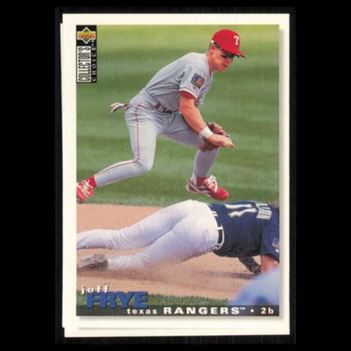 Jeff Frye #401 1995 Upper Deck Collectors Choice Texas Rangers Baseball Card MLB