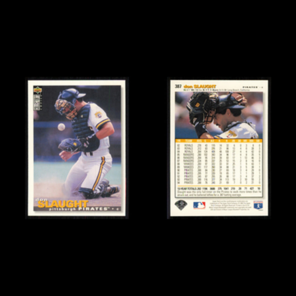Don Slaught #387 1995 Upper Deck Collectors Choice Pittsburgh Pirates Baseball