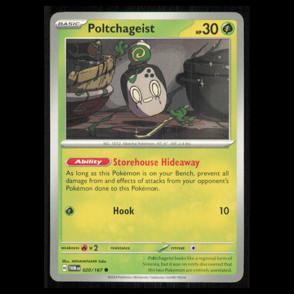 Poltchageist #20 2024 Scarlet - Violet Series - Twilight Masquerade Common Card