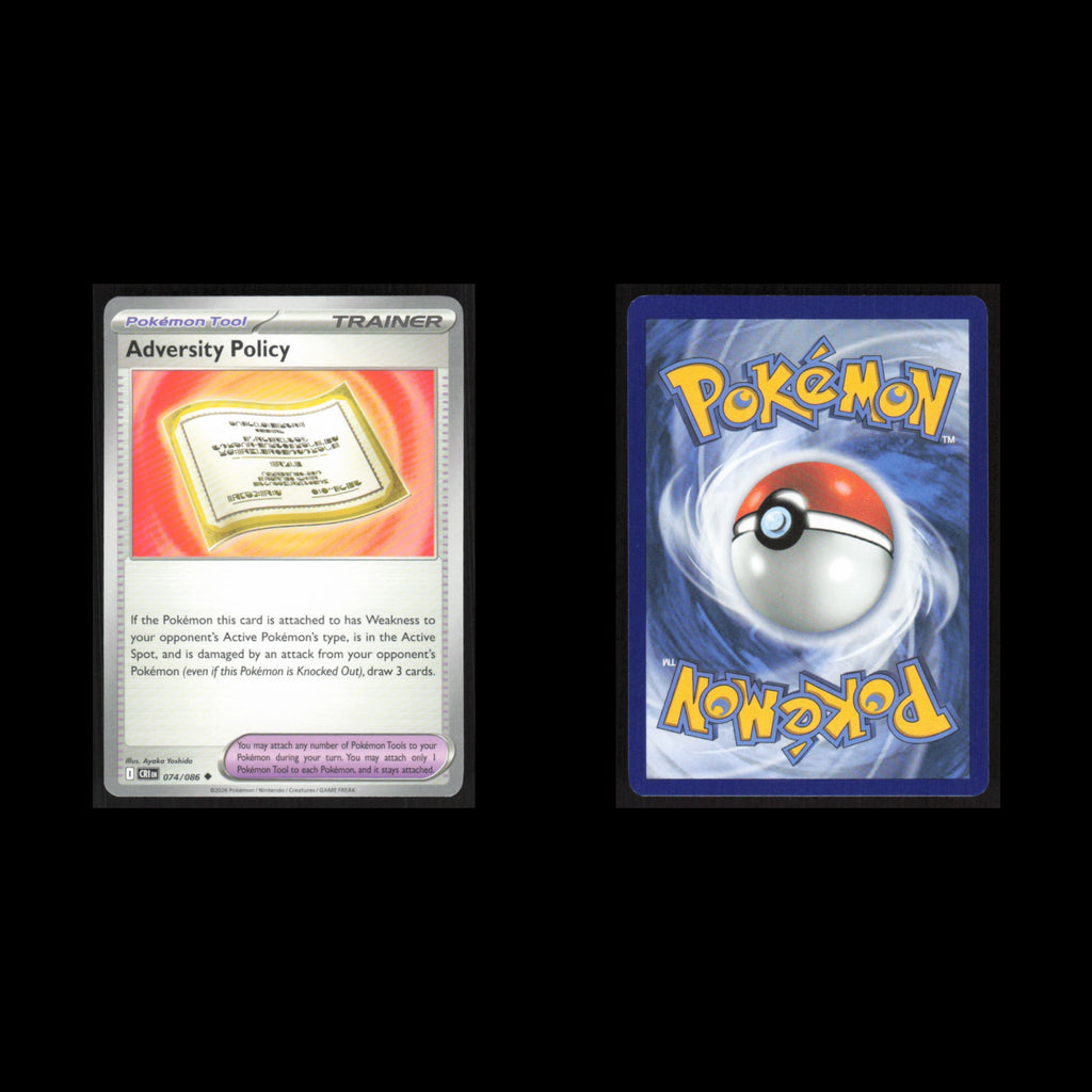 Adversity Policy #074/086 2026 Mega Evolutions Chaos Rising Pokemon Card NM