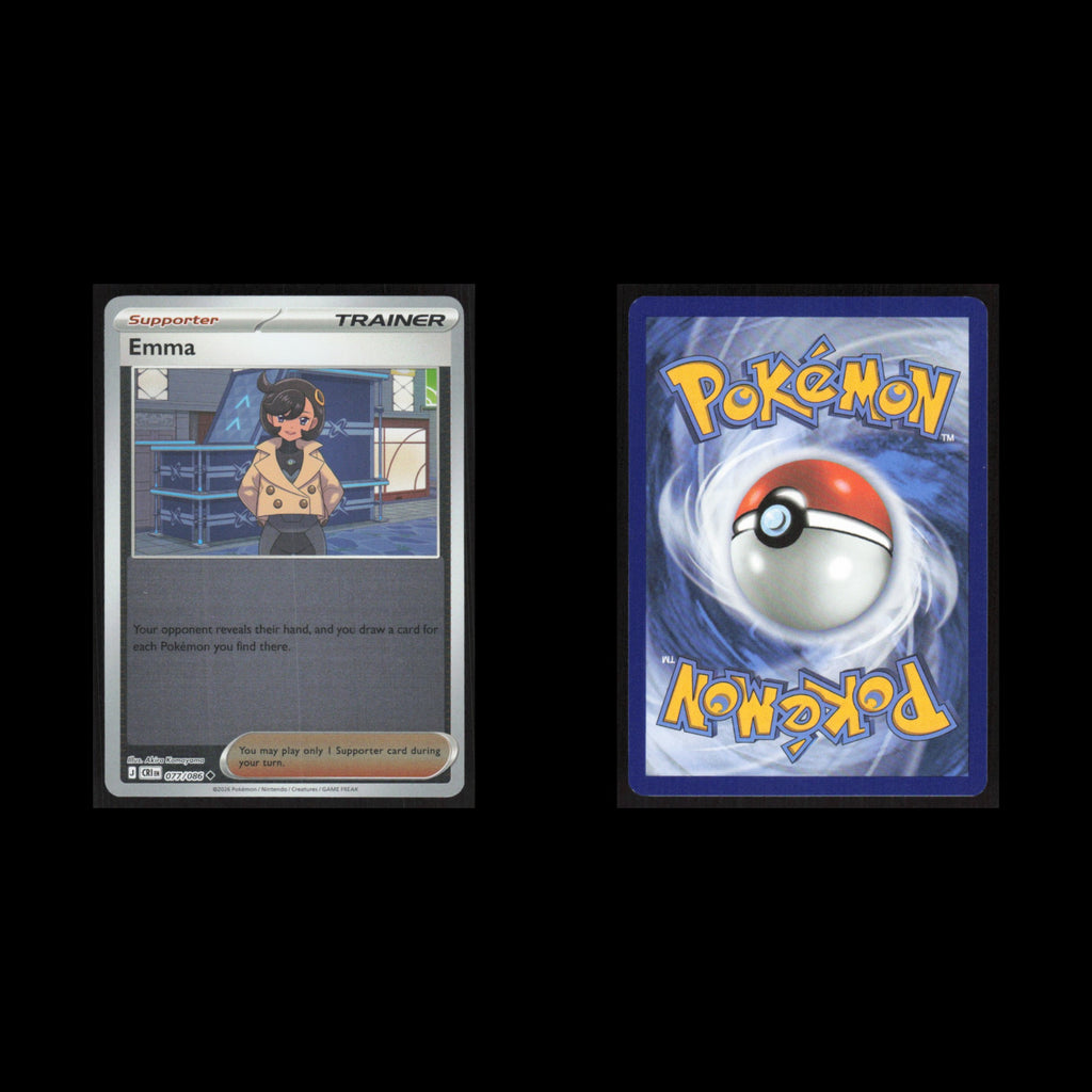 Emma - 077/086 #077/086 2026 Mega Evolutions Chaos Rising holo Pokemon Card NM