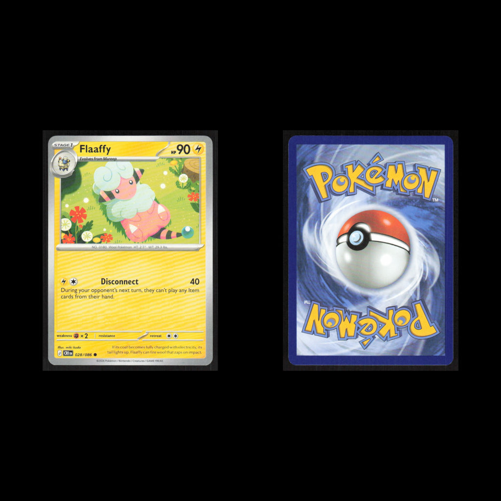 Flaaffy #028/086 2026 Mega Evolutions Chaos Rising Pokemon Card NM