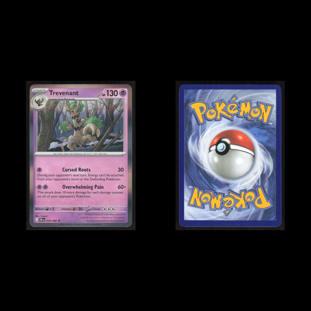 Trevenant #039/086 2026 Mega Evolutions Chaos Rising Pokemon Card NM