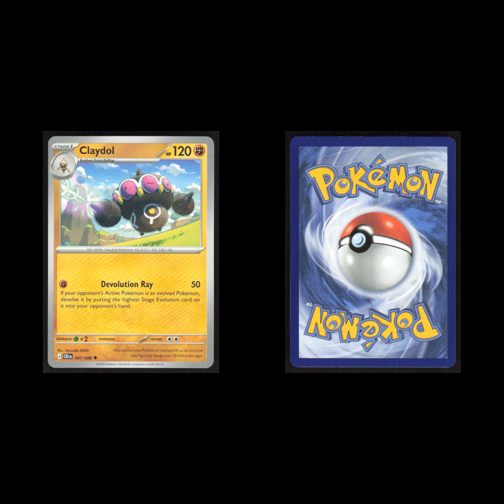 Claydol - 047/086 #047/086 2026 Mega Evolutions Chaos Rising Pokemon Card NM