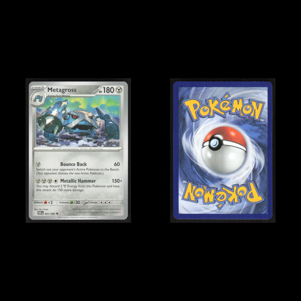 Metagross #061/086 2026 Mega Evolutions Chaos Rising Pokemon Card NM