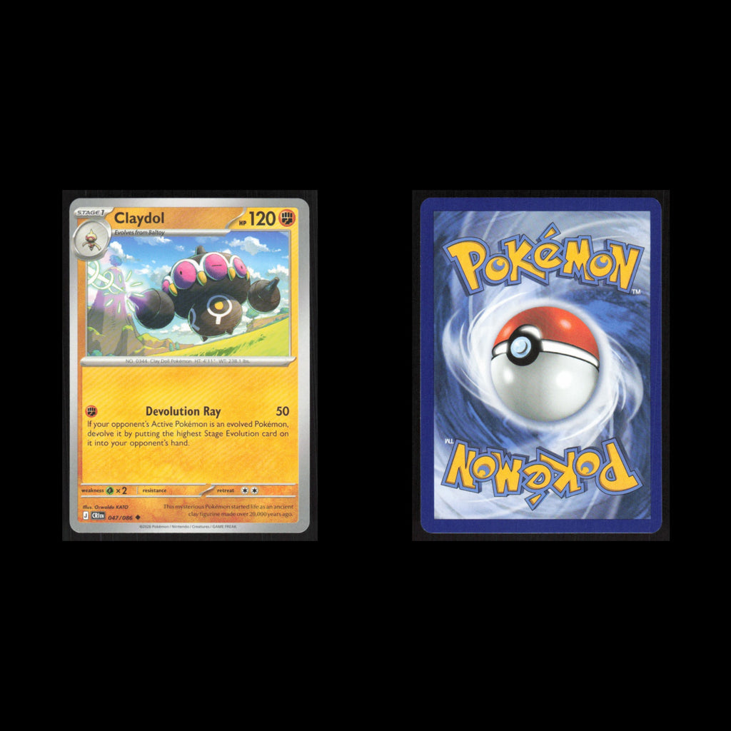 Claydol - 047/086 #047/086 2026 Mega Evolutions Chaos Rising Pokemon Card NM