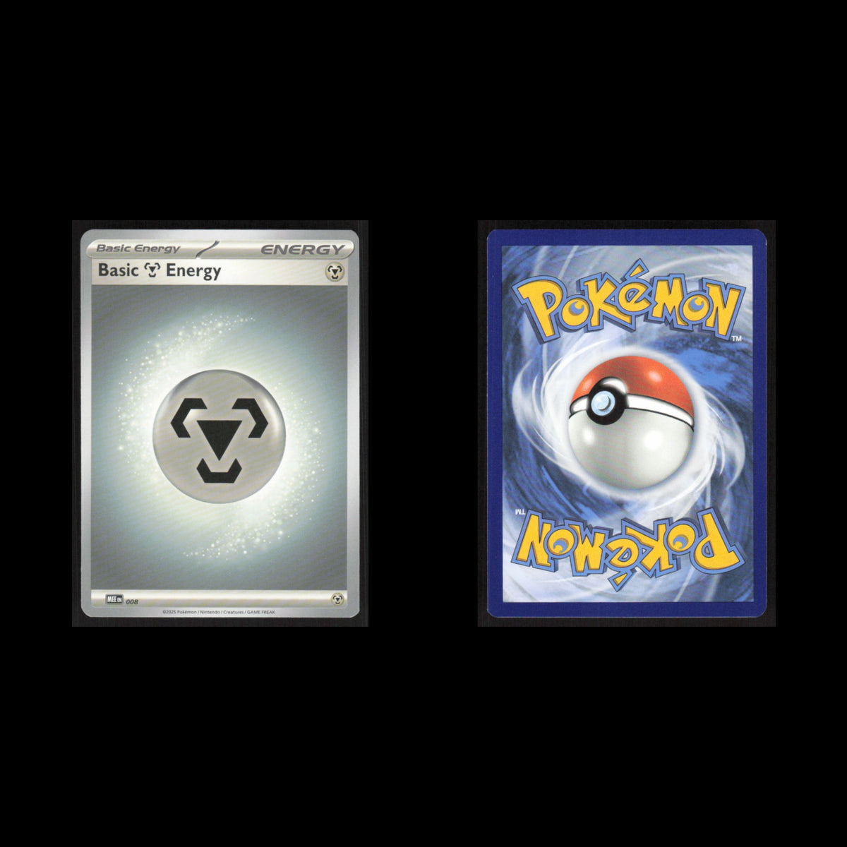 Basic Steel Energy #8 2026  Pokemon Mega Evolutions Pitch Black NM